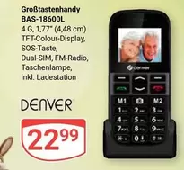 Großtastenhandy BAS-18600L