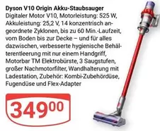 Dyson -  V10 Origin Akku-Staubsauger