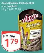 Stickado, Stickado-Brot oder Longhetti