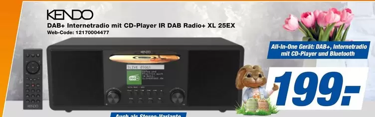 DAB+ Internetradio mit CD-Player IR DAB Radio+ XL 25EX