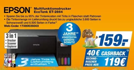 Epson - Multifunktionsdrucker EcoTank ET-2864