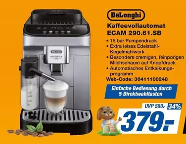 Delonghi - Kaffeevollautomat ECAM 290.61.SB
