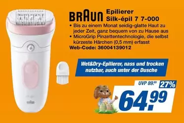 Braun - Epilierer Silk-épil 7 7-000