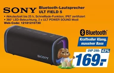 Sony - ULT FIELD 5 Bluetooth-Lautsprecher