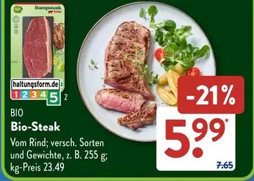 Bio - BIO -Steak Vom Rind
