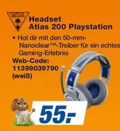 Playstation - Headset Atlas 200  11399039790 (weiß)