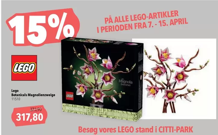 LEGO -  Botanicals "Magnolienzweige" 10311