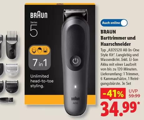Braun - Barttrimmer und Haarschneider