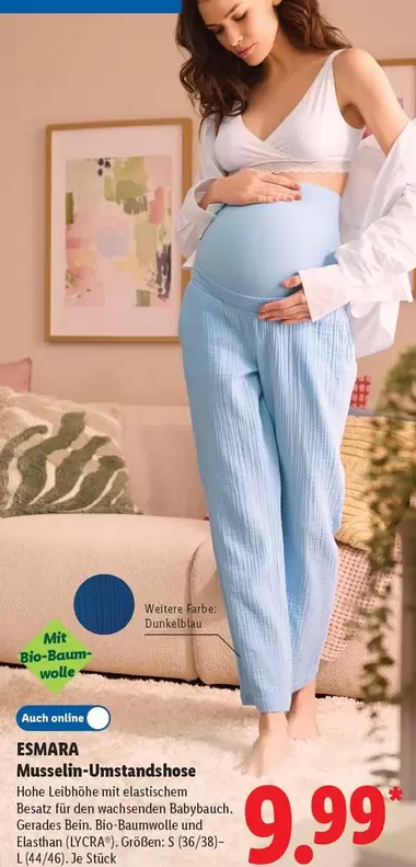 Musselin-Umstandshose