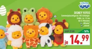 Disney - Sammelplüschfiguren. Mit Anhänger