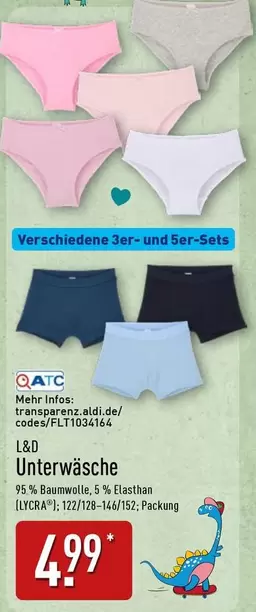 Unterwäsche 3er- und 5er-Sets