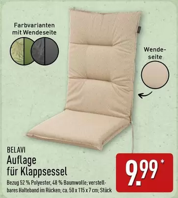 Auflage für Klappsessel