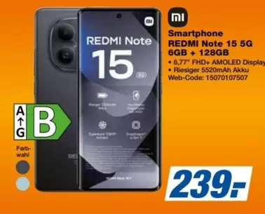 Xiaomi - REDMI Note 15 5G 6GB + 128GB