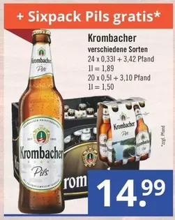 Krombacher - Sixpack Pils