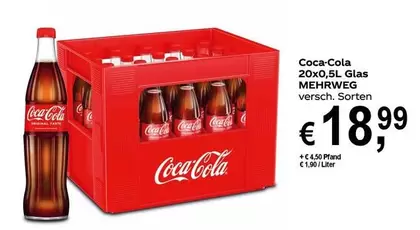 Coca Cola - 20x0,5L Glas MEHRWEG