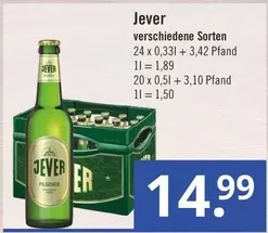 Jever verschiedene Sorten