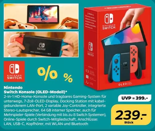 Nintendo - Switch Konsole (OLED-Modell)