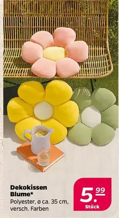 Blume - Dekokissen