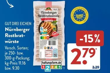 Nürnberger Rostbratwürste
