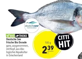 Bio - Frische  Dorade