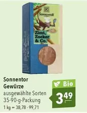 Bio - Zimt, Zucker & Co. Gewürze