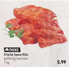 Frische Spare Ribs grillfertig mariniert