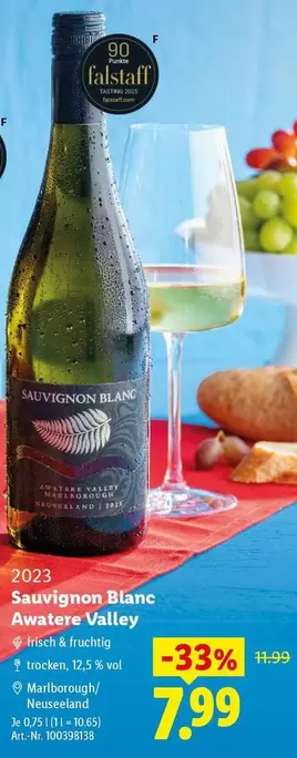 Sauvignon Blanc Awatere Valley