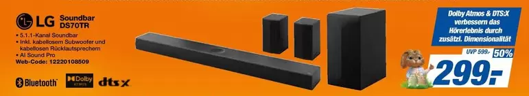 LG - Soundbar DS70TH