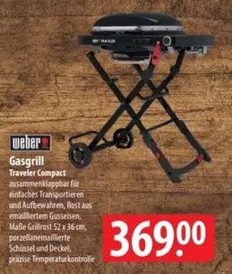 weber - Gasgrill Traveler Compact