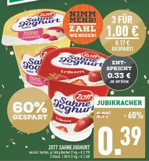 Sahne Joghurt Erdbeere
