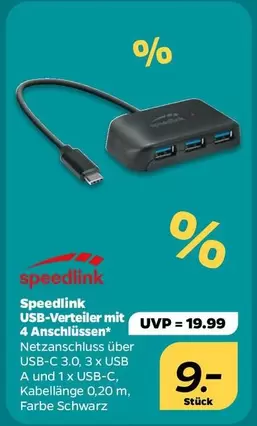 USB-Verteiler mit 4 Anschlüssen