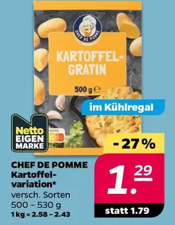 Chef - Kartoffel-Gratin