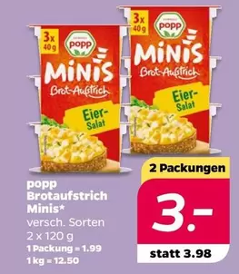 Brot-Aufstrich Minis