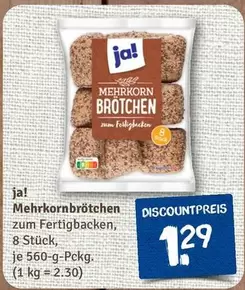 Mehrkornbrötchen zum Fertigbacken