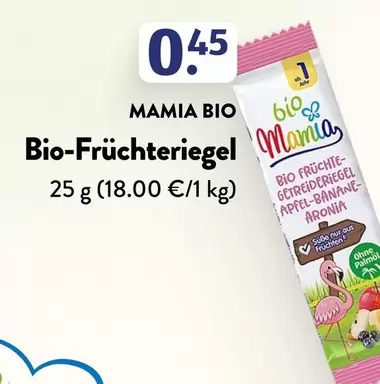 Bio - -Früchteriegel