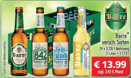 Barre versch. Sorten