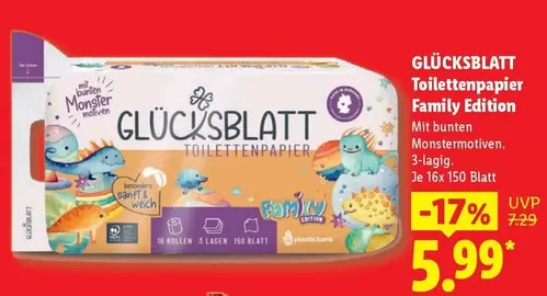 Monster - Toilettenpapier Family Edition