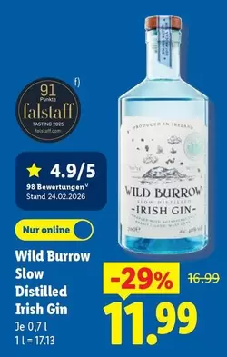 Wild Burrow Slow Distilled Irish Gin