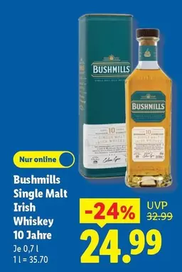 Single Malt Irish Whiskey 10 Jahre