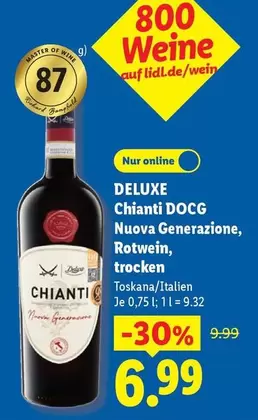 Master - DELUXE Chianti DOCG Nuova Generazione, Rotwein, trocken