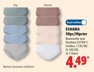 Slips/Hipster