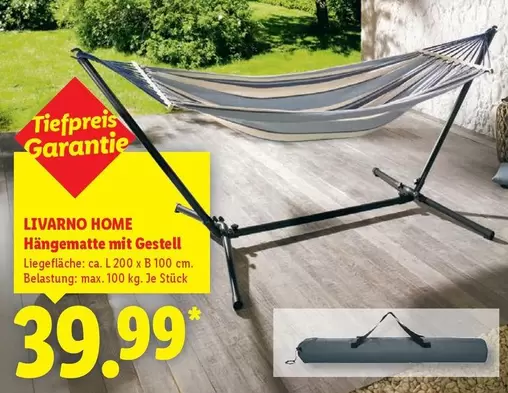 Hängematte mit Gestell