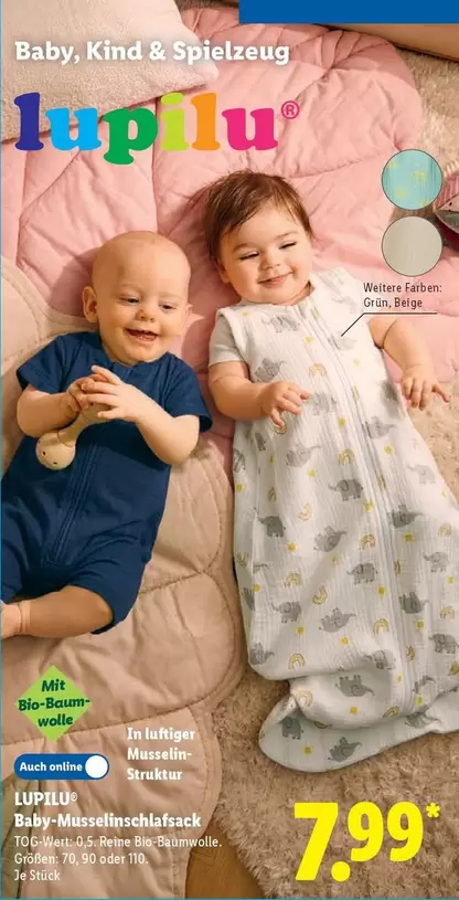 Baby-Mützenschlafsack