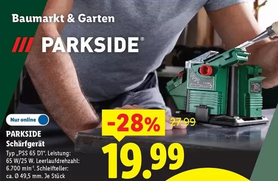 Schärfgerät Typ PSS 65 DT