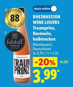 Master - TRAUM PRINZ Roséwein, halbtrocken