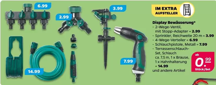 Display Bewässerung