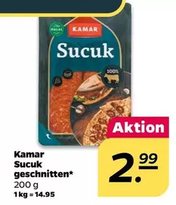Sucuk geschnitten