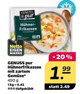 Hühnerfrikassee mit zartem Gemüse