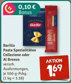 Barilla - Pasta Spezialitäten Collezione oder Al Bronzo