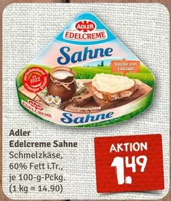 Edelcreme Sahne Schmelzkäse